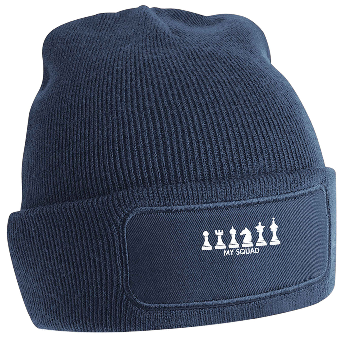 My squad navy beanie hat