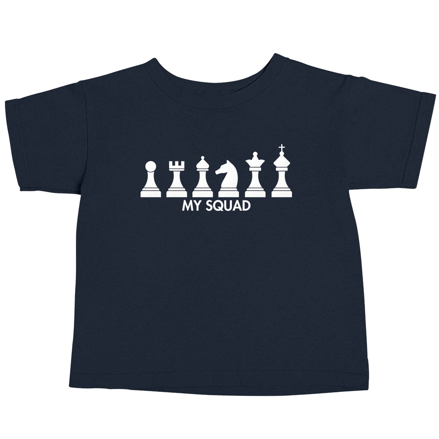My squad navy baby toddler Tshirt 2 Years