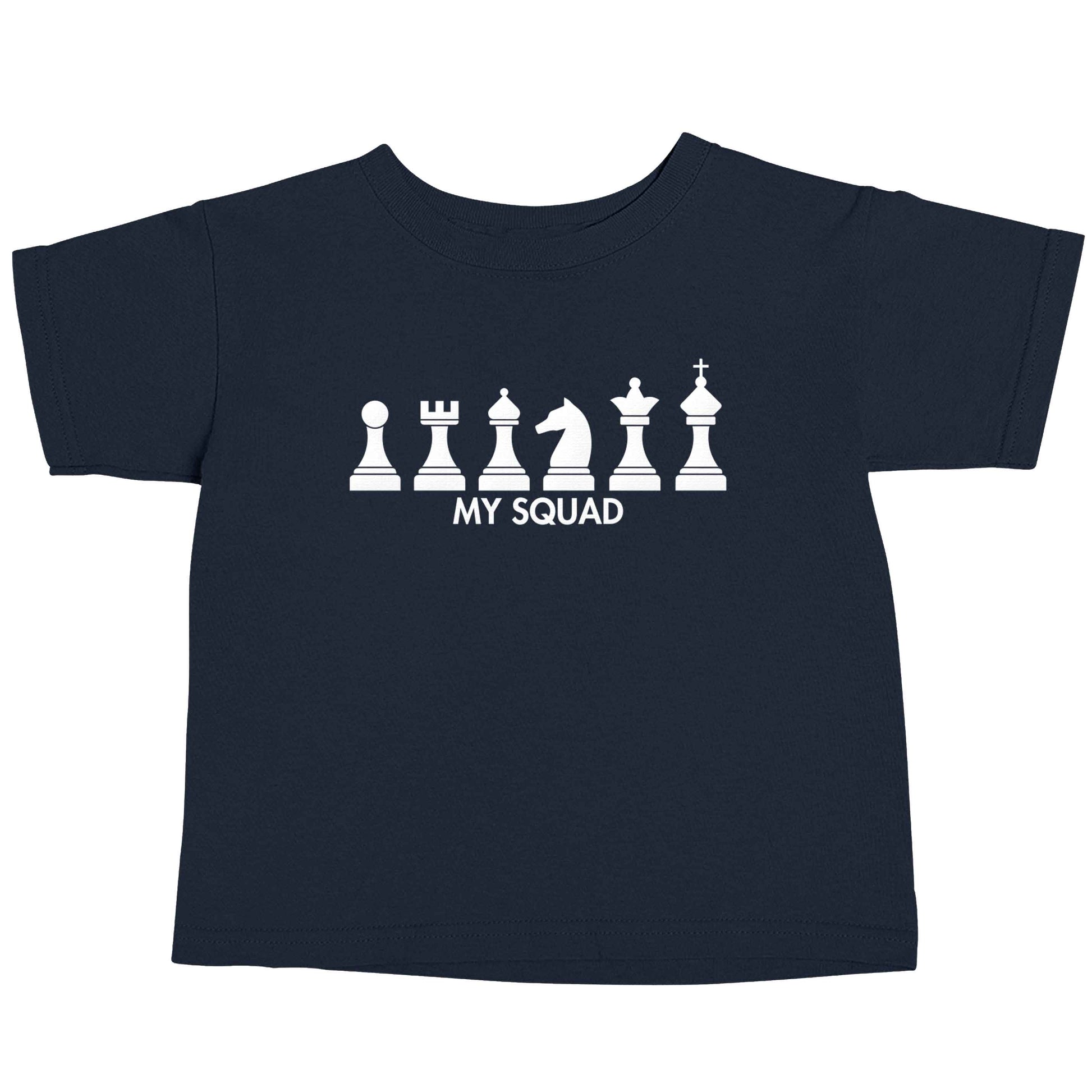 My squad navy baby toddler Tshirt 2 Years