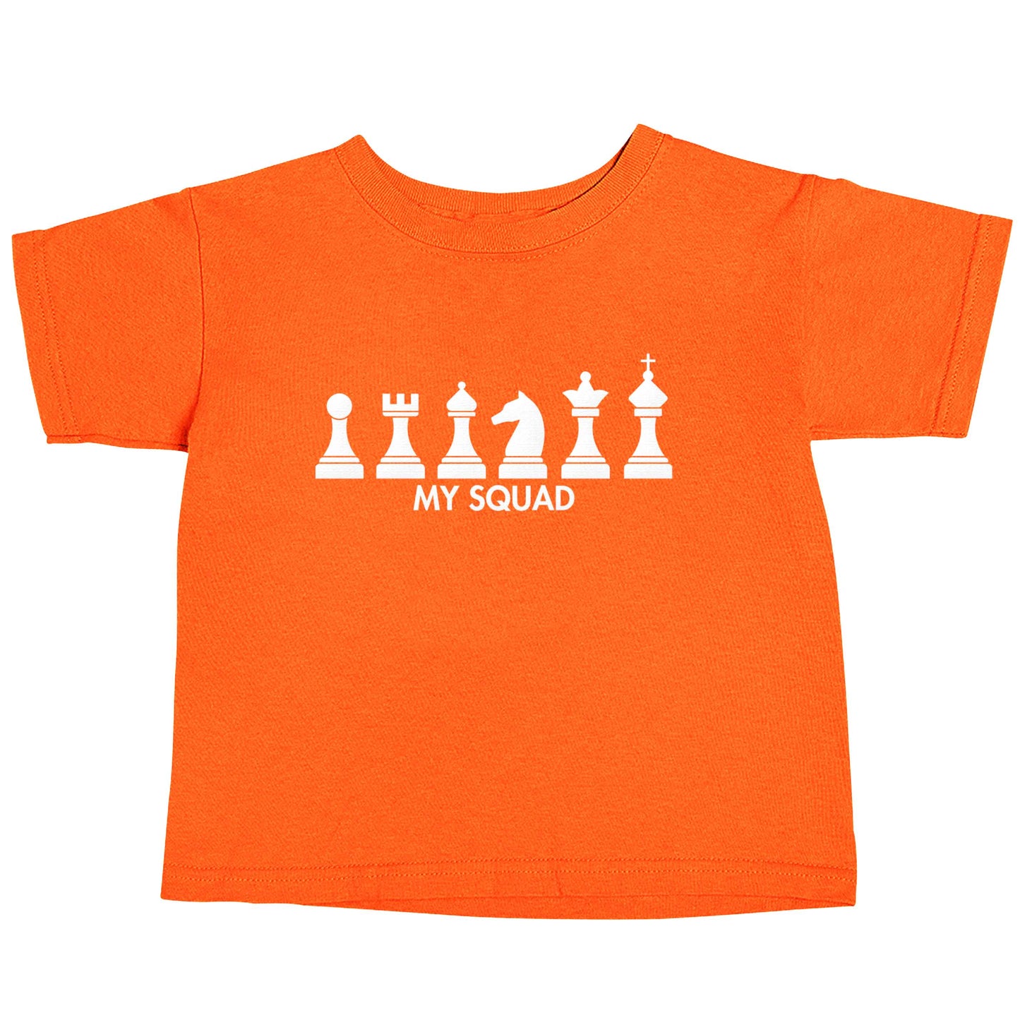My squad orange baby toddler Tshirt 2 Years