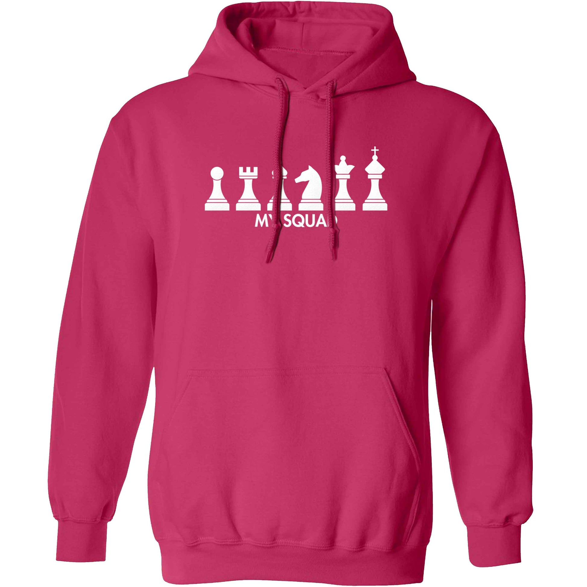 My squad adults unisex pink hoodie 2XL