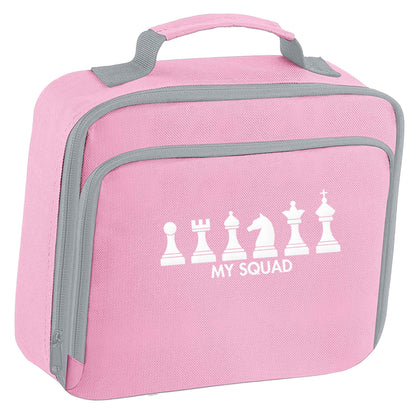 My squad insulated pink lunch bag cooler