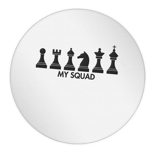 My squad 24 @ 45mm matt circle stickers
