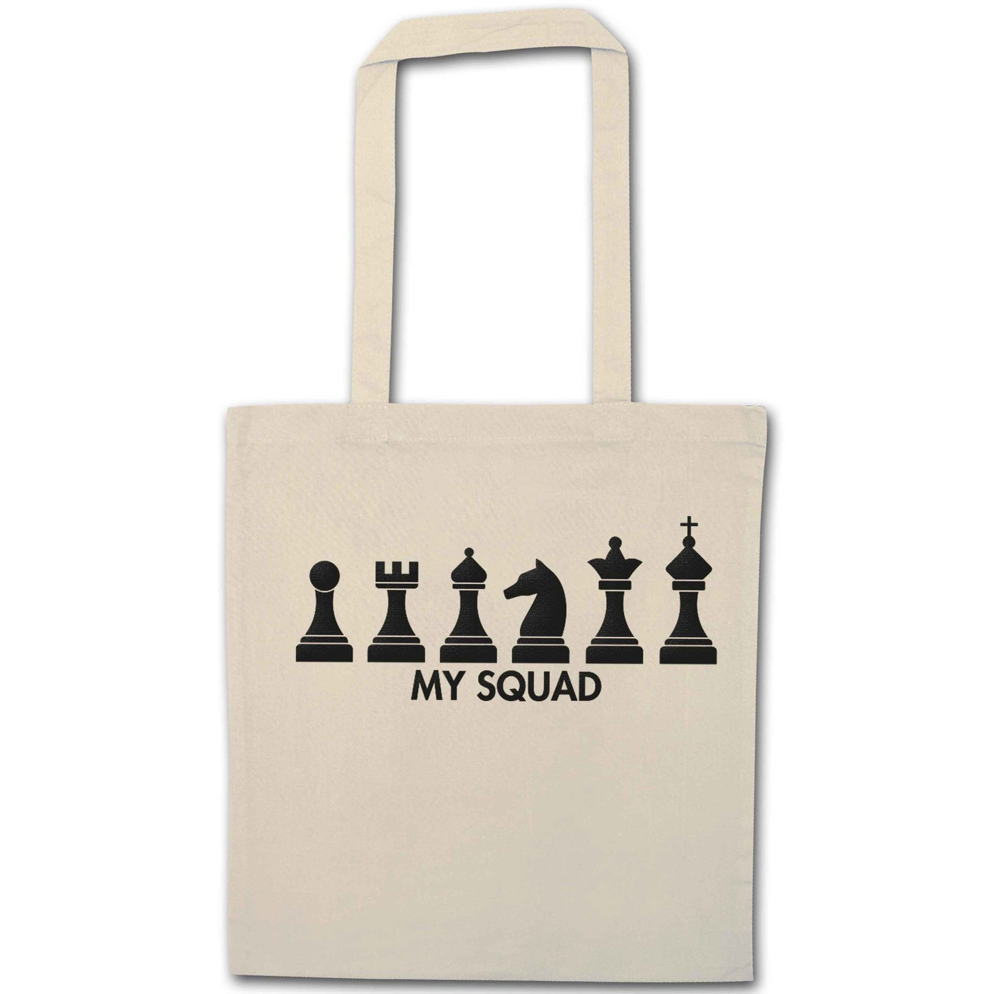 My squad natural tote bag