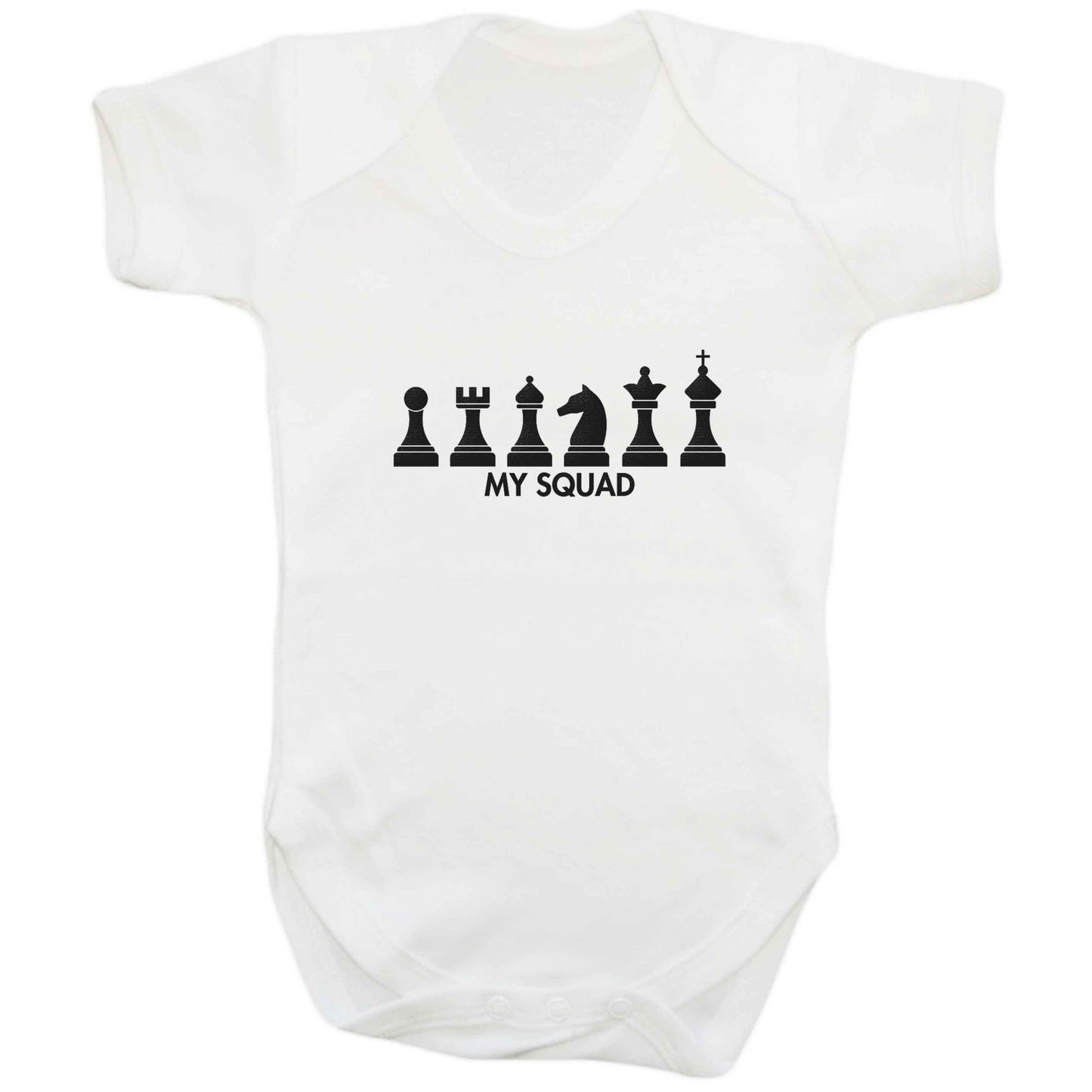 My squad baby bodysuit white 18-24 months