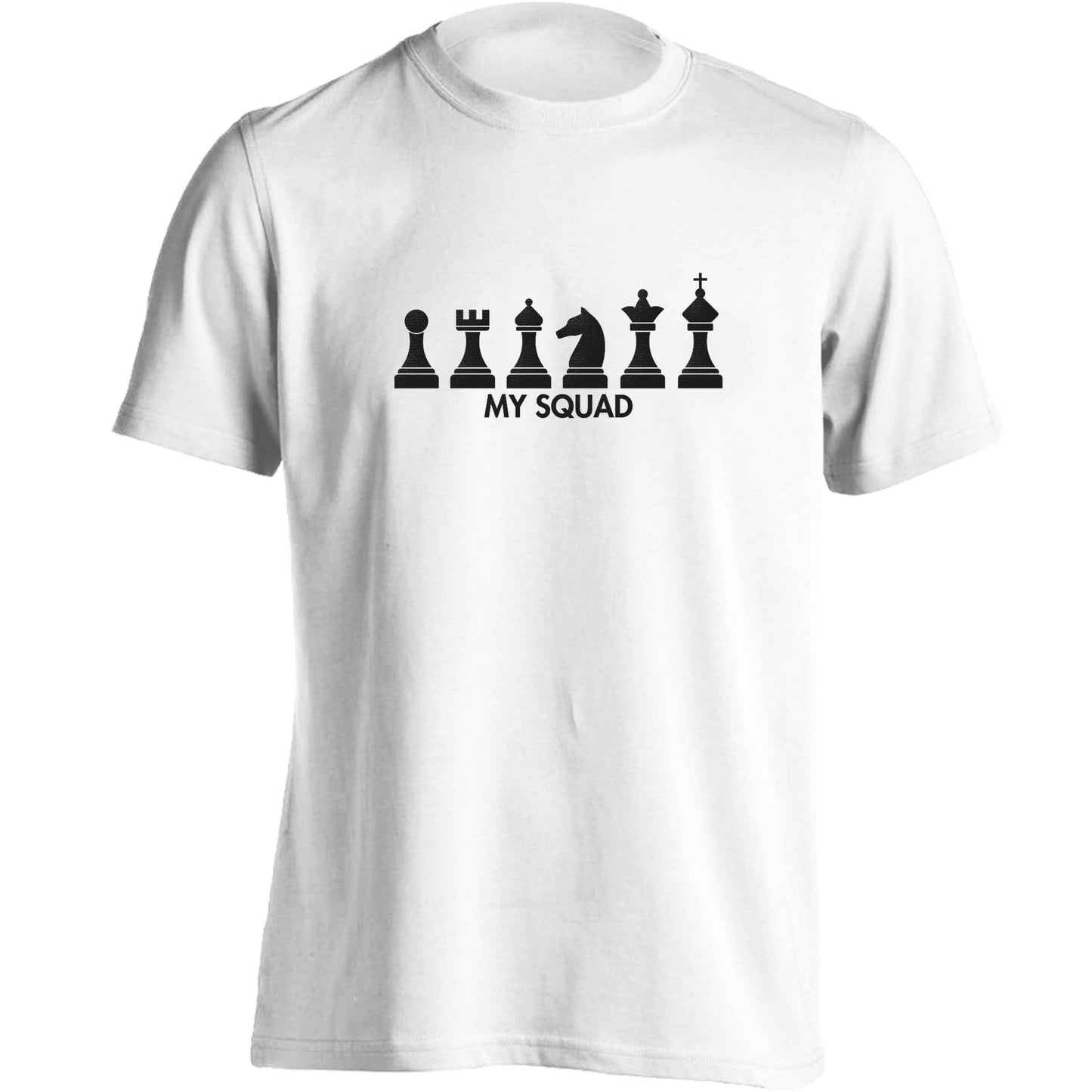 My squad adults unisex white Tshirt 2XL