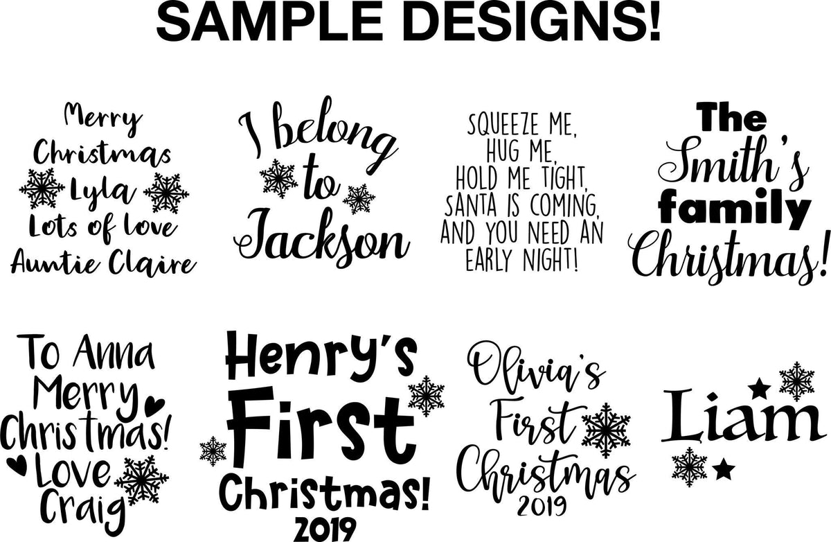 Personalised Christmas Teddies