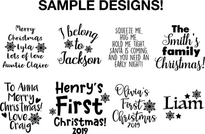 Personalised Christmas Teddies