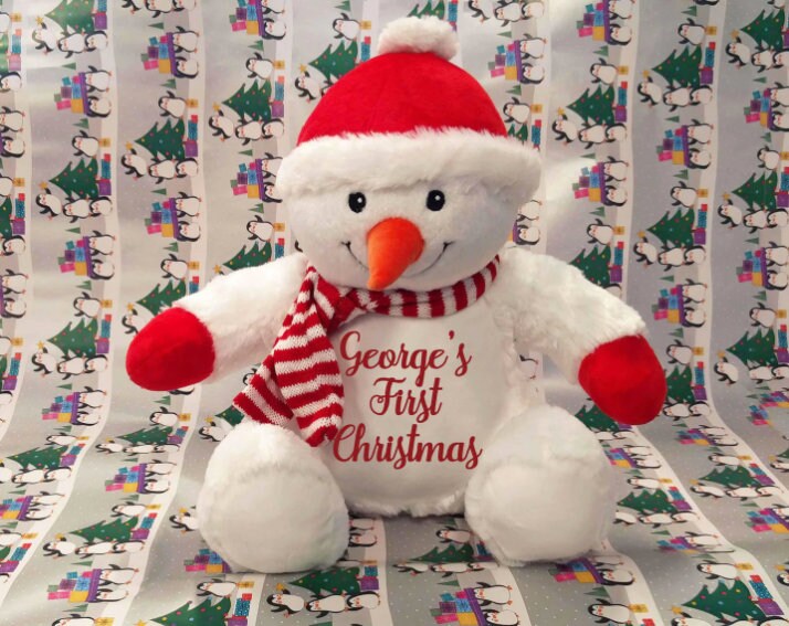 Personalised Christmas Teddies