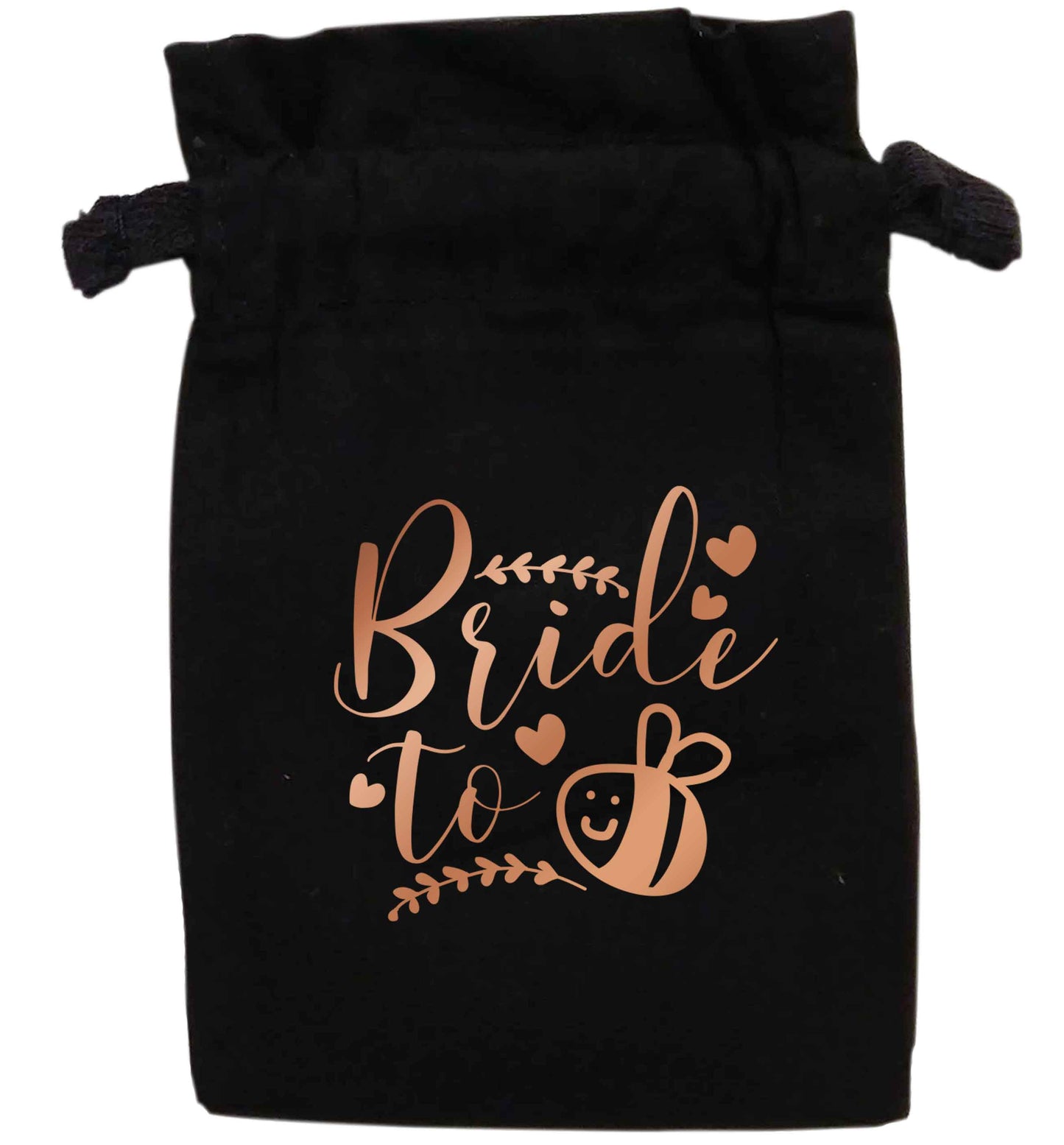 Rose gold bride to bee | XS - L | Pouch / Drawstring bag / Sack | Organic Cotton | Bulk discounts available!