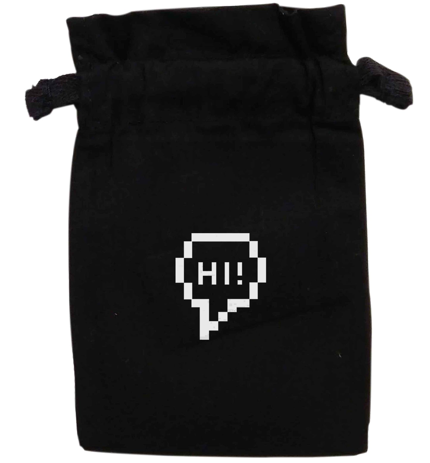Hi | XS - L | Pouch / Drawstring bag / Sack | Organic Cotton | Bulk discounts available!