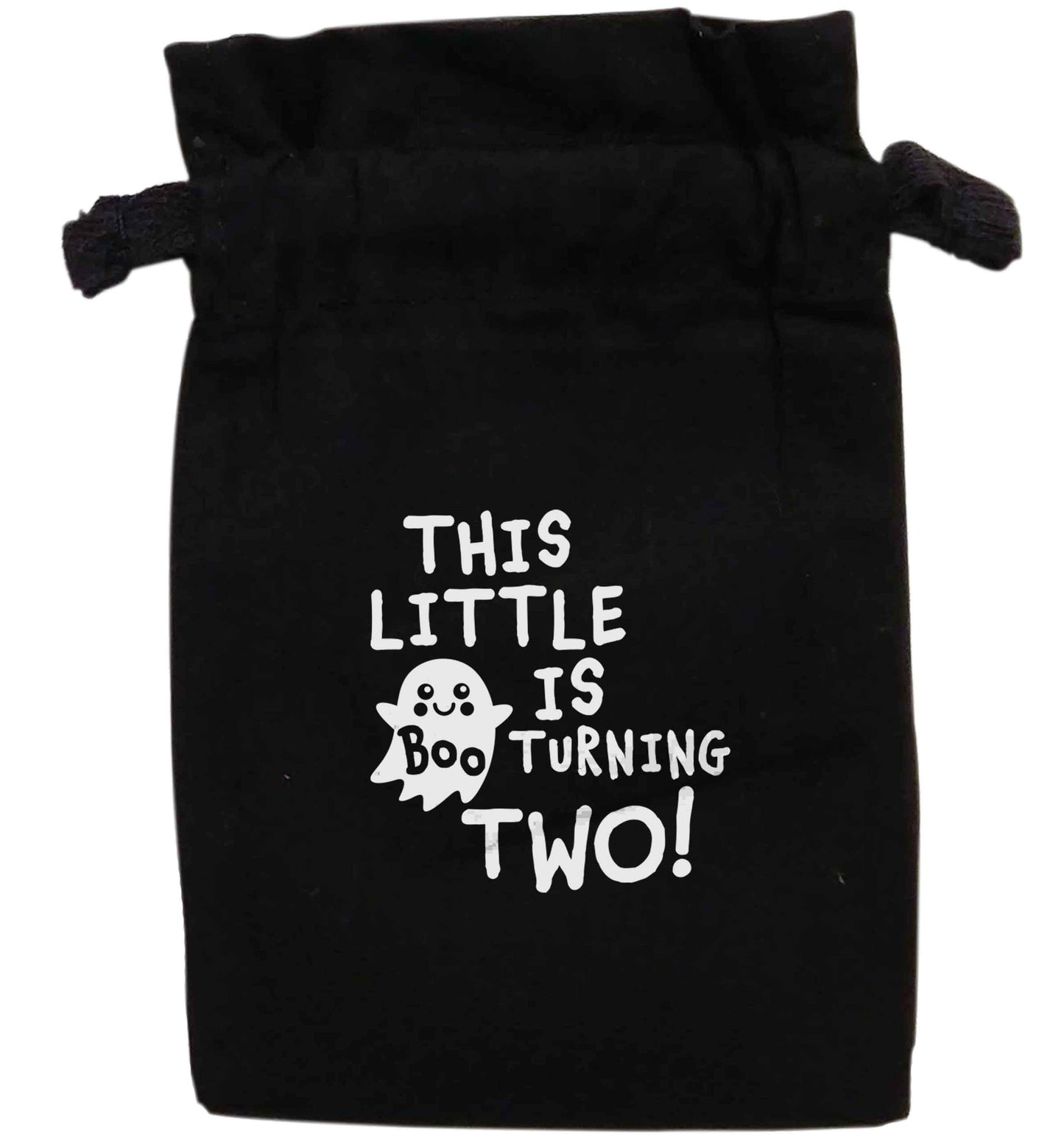 This little boo is turning two | XS - L | Pouch / Drawstring bag / Sack | Organic Cotton | Bulk discounts available!