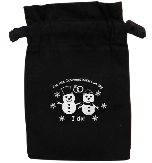 Last Christmas before we say I do | XS - L | Pouch / Drawstring bag / Sack | Organic Cotton | Bulk discounts available!