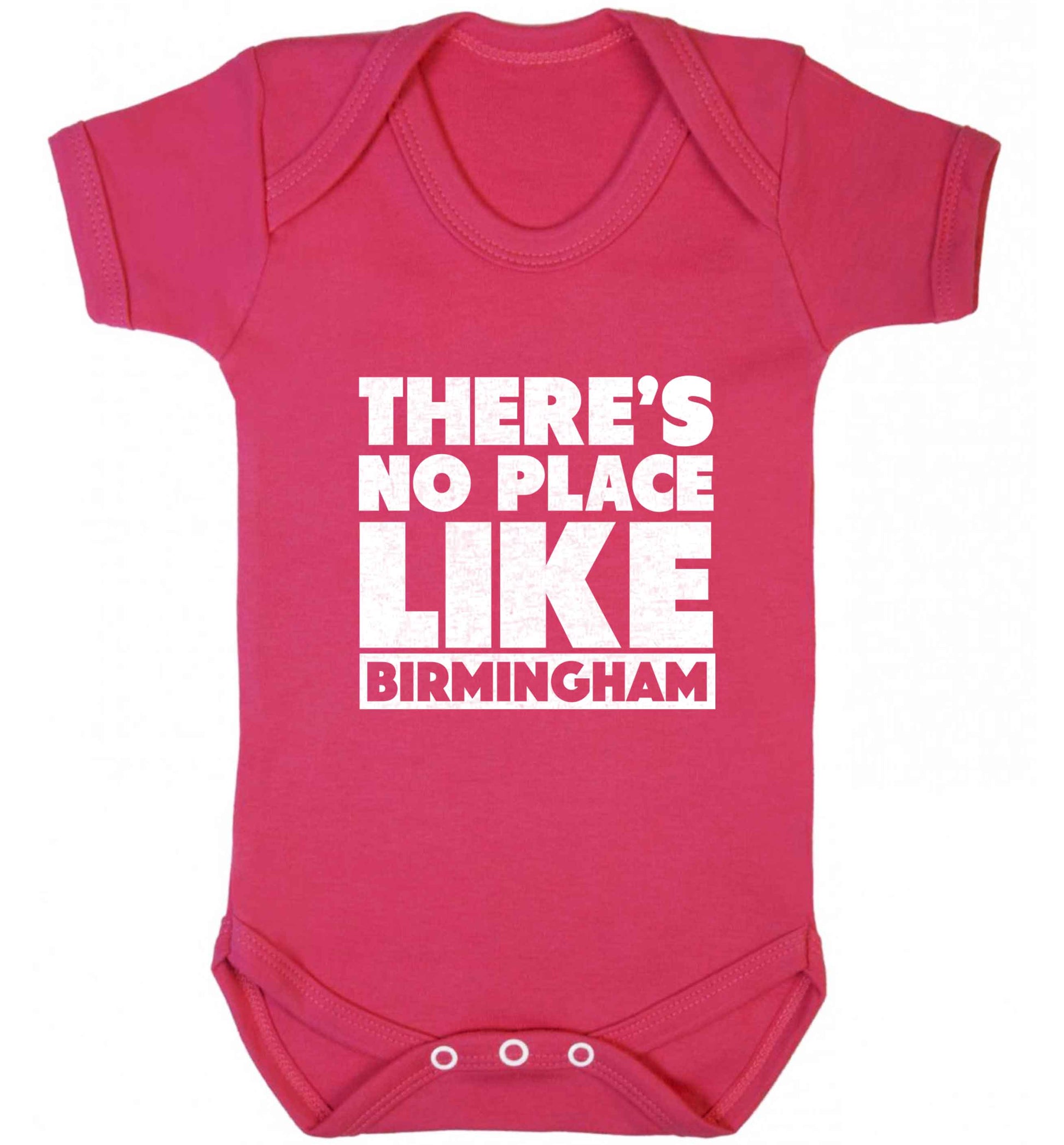 There's no place like Birmingham baby vest dark pink 18-24 months
