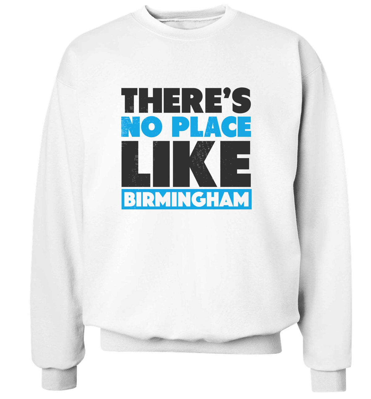 There's no place like Birmingham adult's unisex white sweater 2XL
