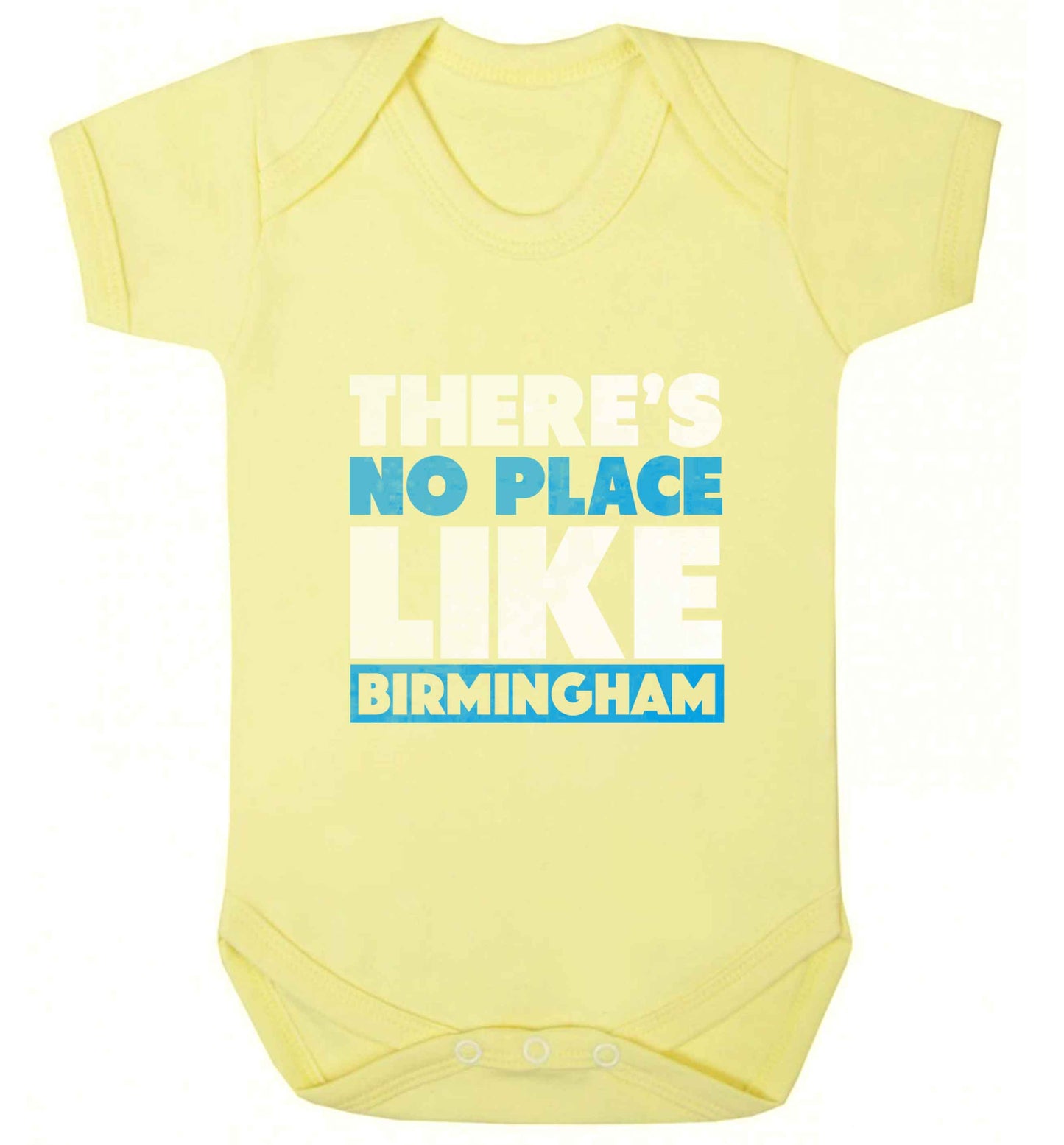There's no place like Birmingham baby vest pale yellow 18-24 months