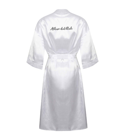 alhamdulillah XL/XXL white ladies dressing gown size 16/18