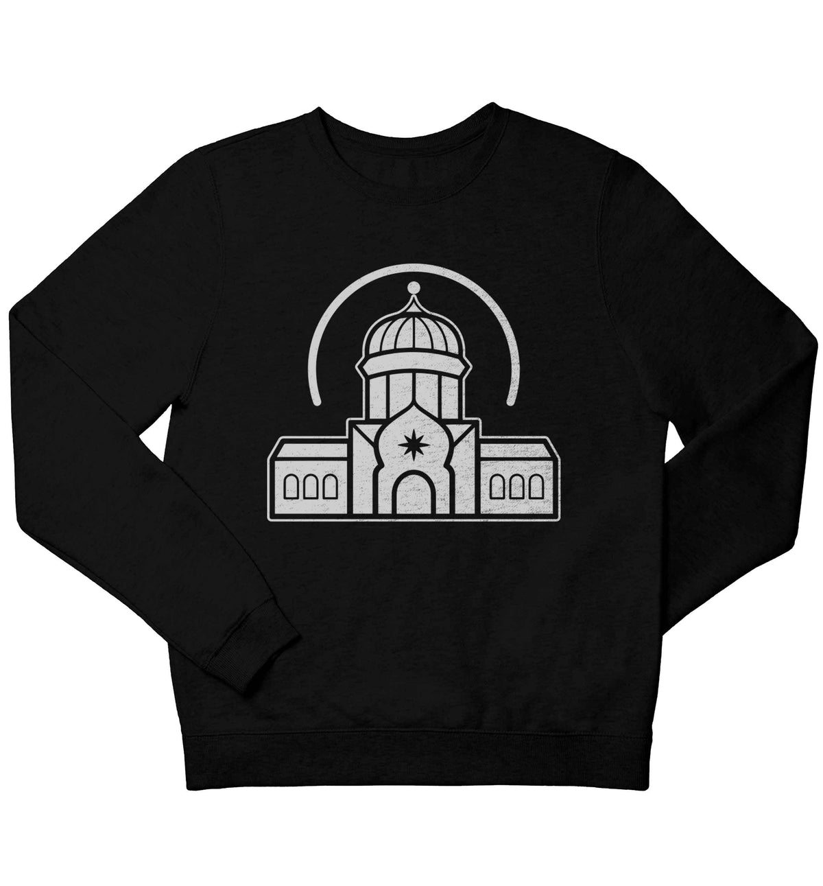 mosque masjid children's black sweater 12-13 Years