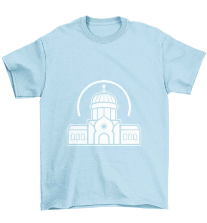 mosque masjid Children's light blue Tshirt 12-13 Years