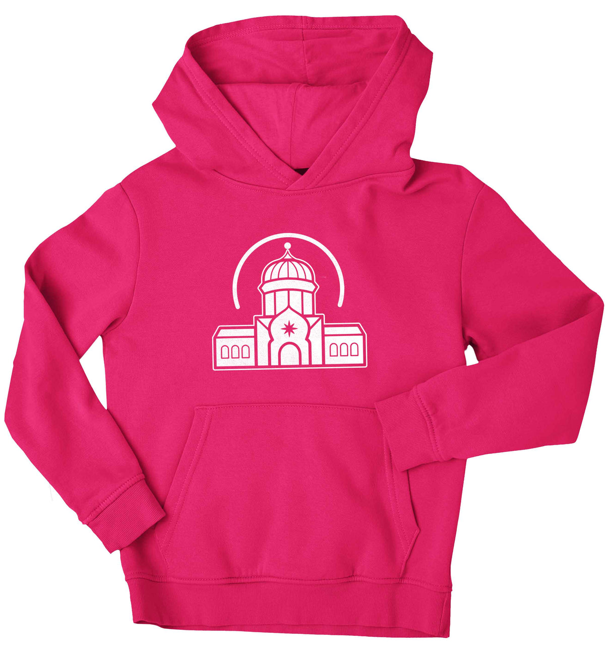 mosque masjid children's pink hoodie 12-13 Years