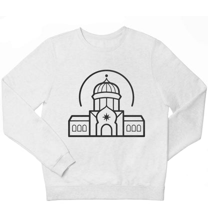 mosque masjid children's white sweater 12-13 Years