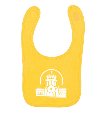 mosque masjid yellow baby bib