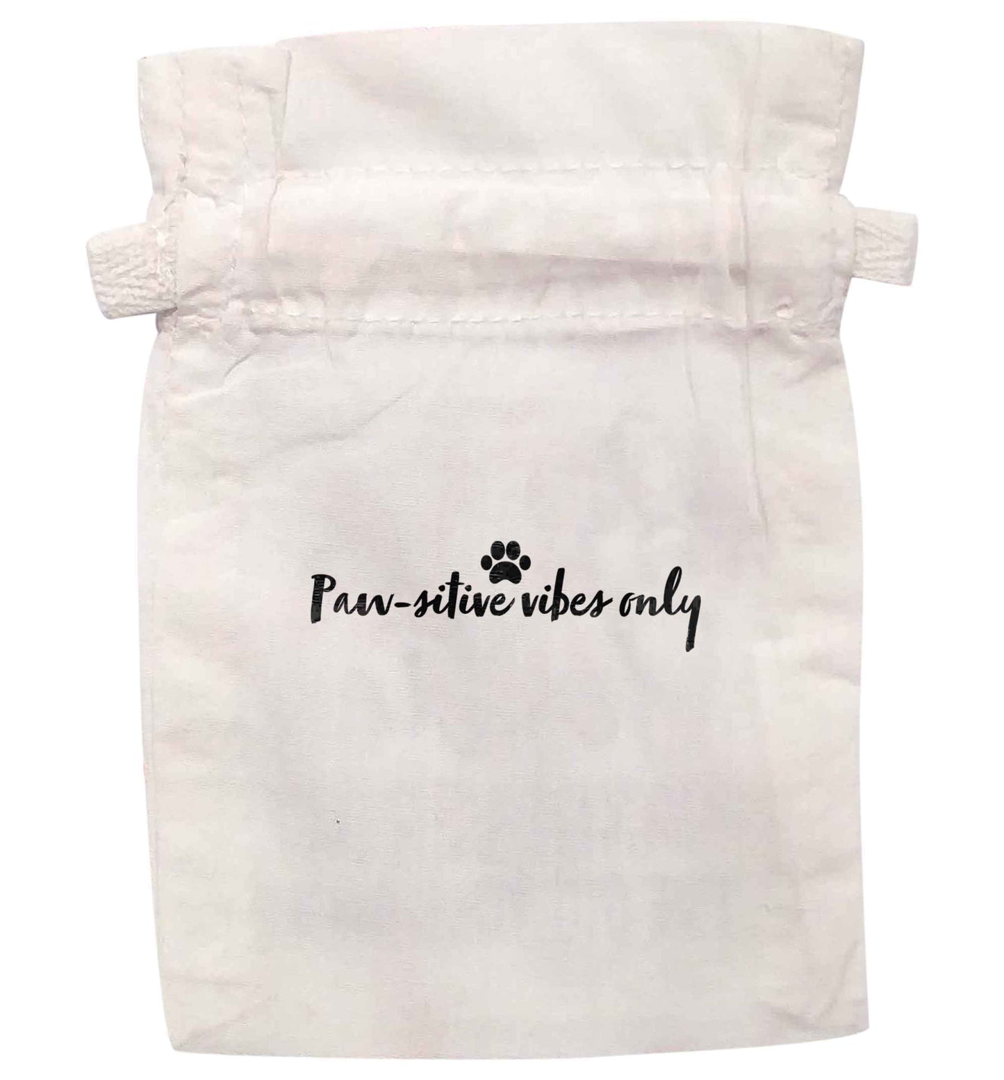 Pawsitive vibes only Kit | XS - L | Pouch / Drawstring bag / Sack | Organic Cotton | Bulk discounts available!