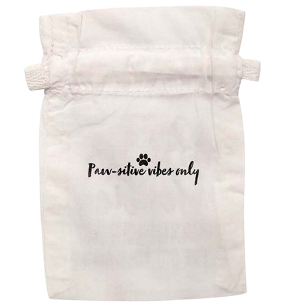 Pawsitive vibes only Kit | XS - L | Pouch / Drawstring bag / Sack | Organic Cotton | Bulk discounts available!