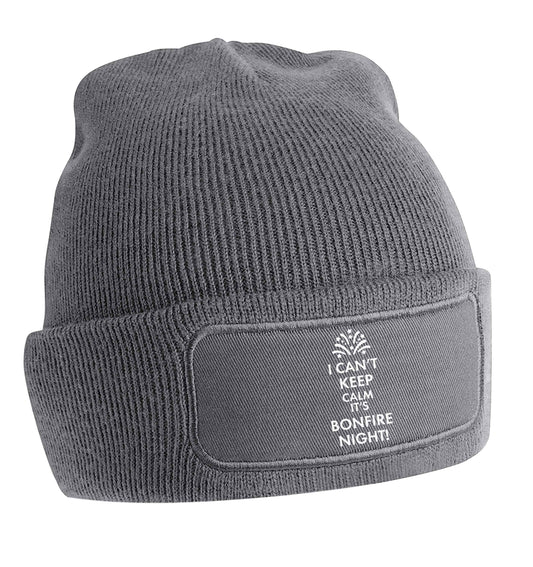 I can't keep calm its bonfire night beanie hat