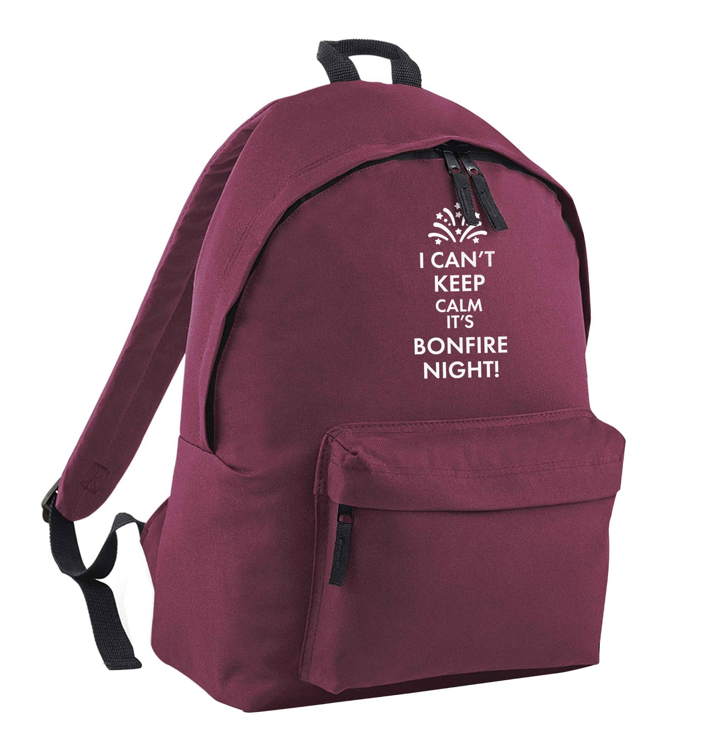 I can't keep calm its bonfire night |  Children's backpack