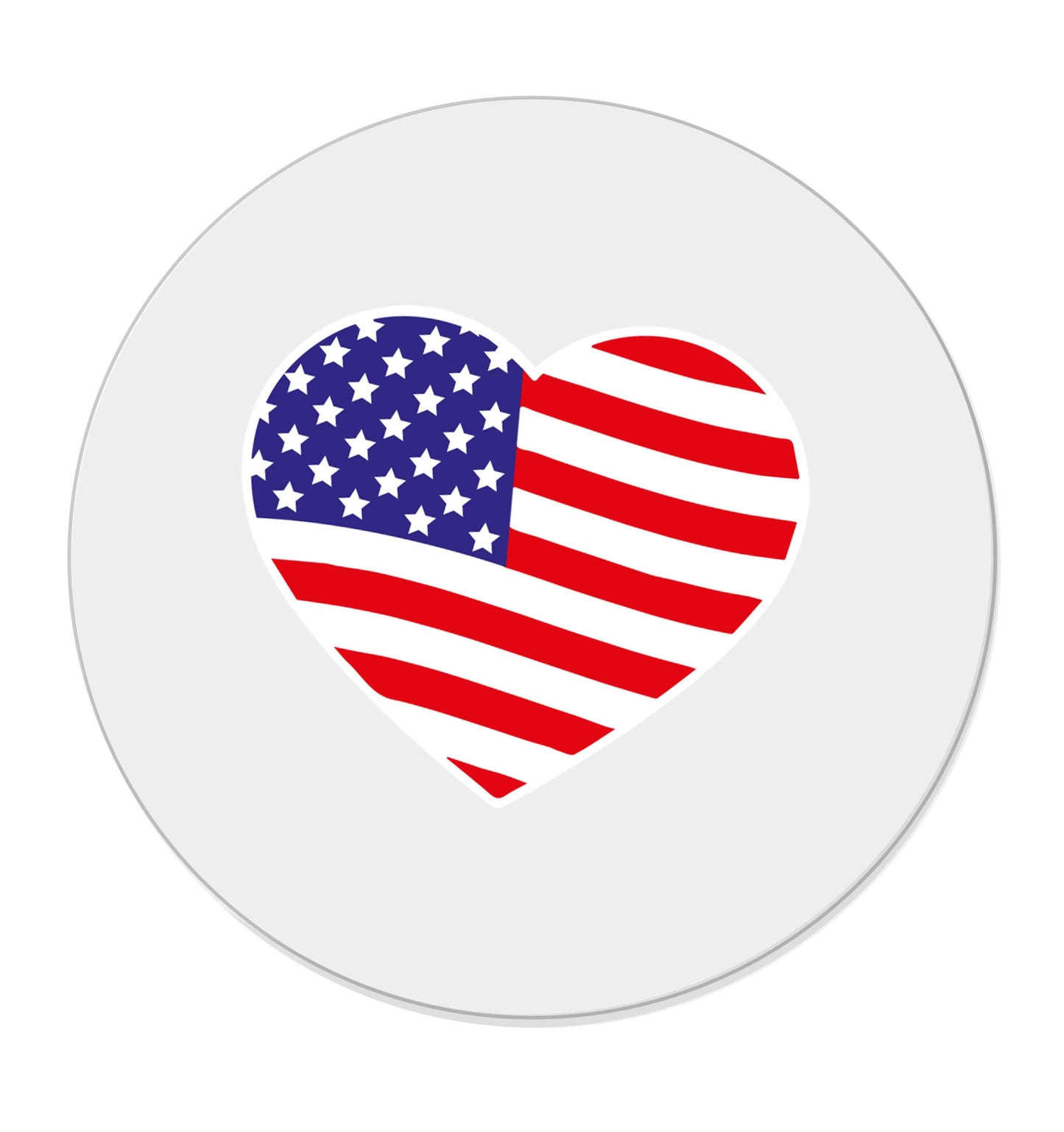 American USA Heart Flag |  Magnet