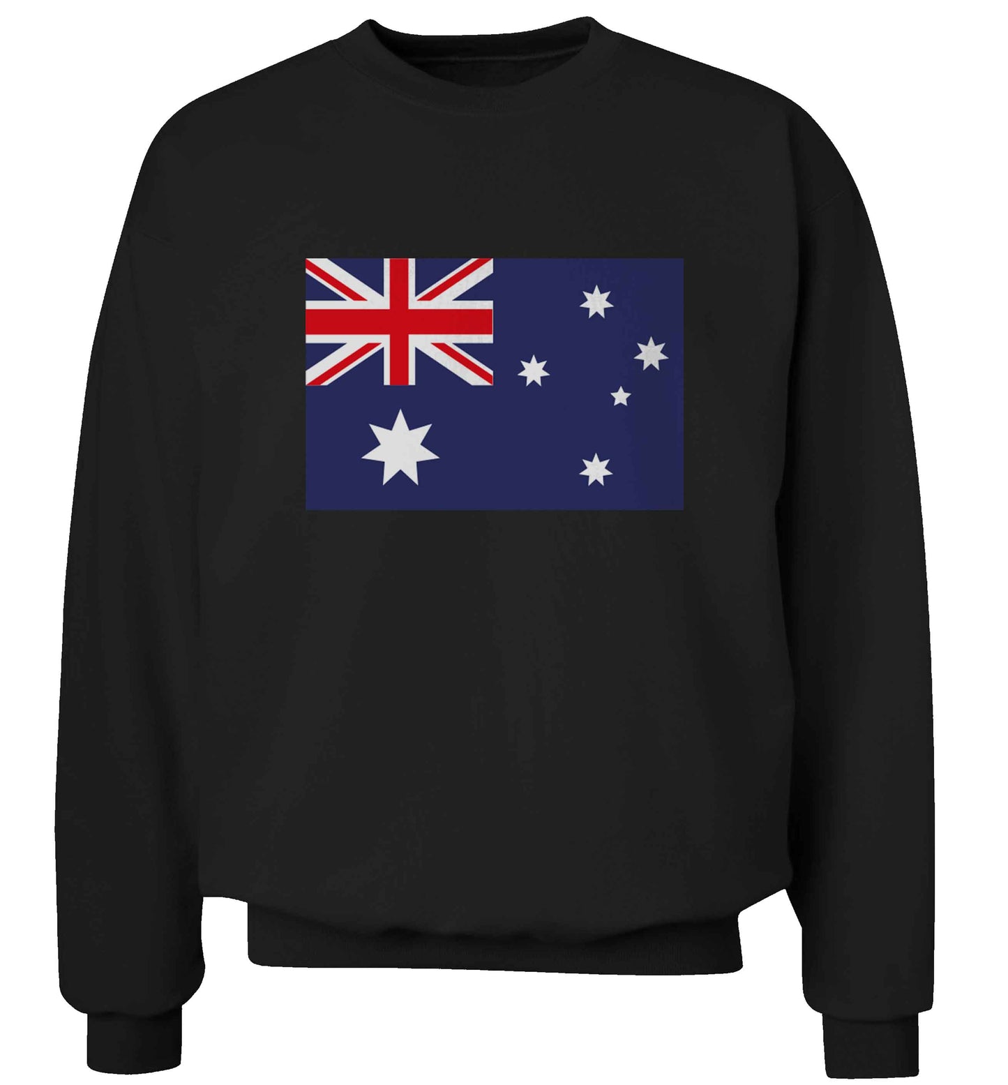 Australian Flag adult's unisex black sweater 2XL