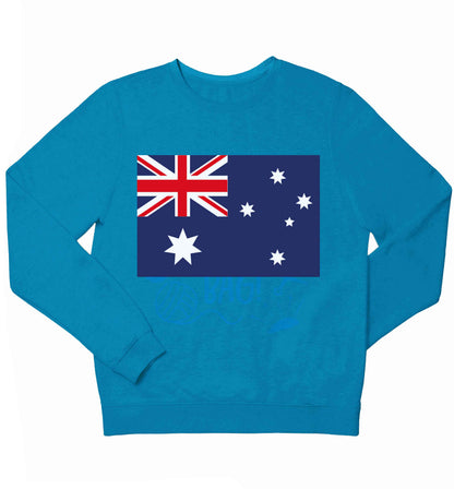 Australian Flag children's blue sweater 12-13 Years