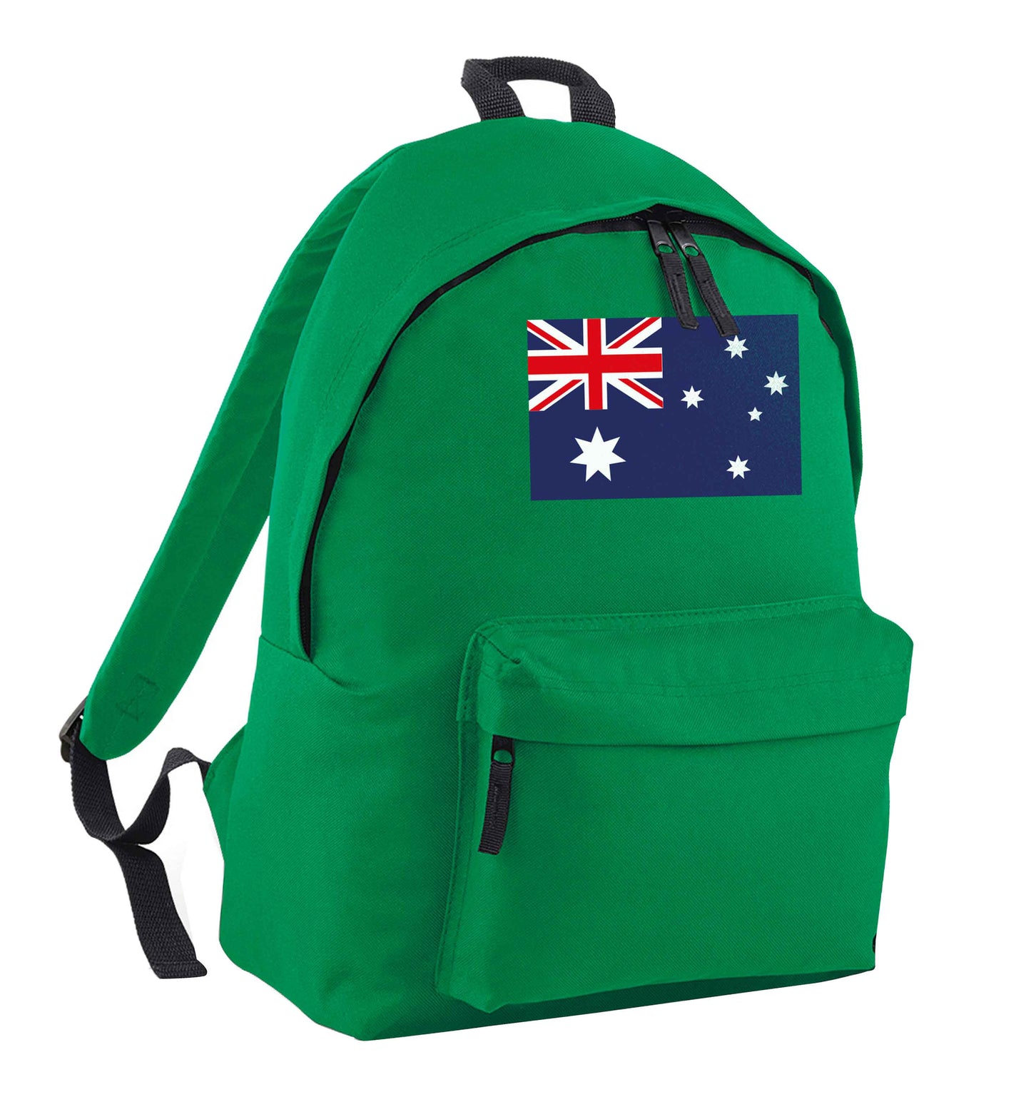 Australian Flag green adults backpack