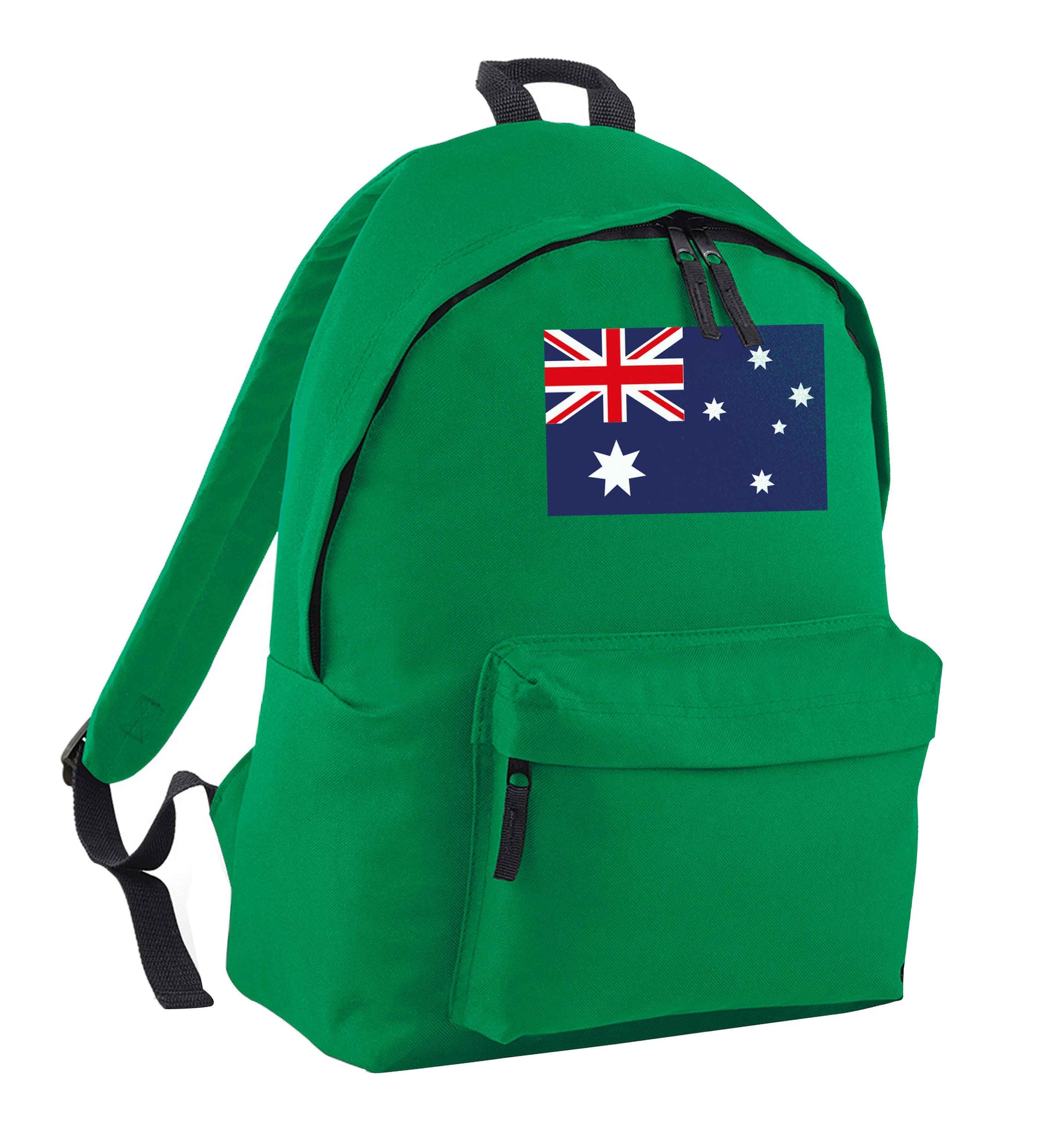 Australian Flag green adults backpack