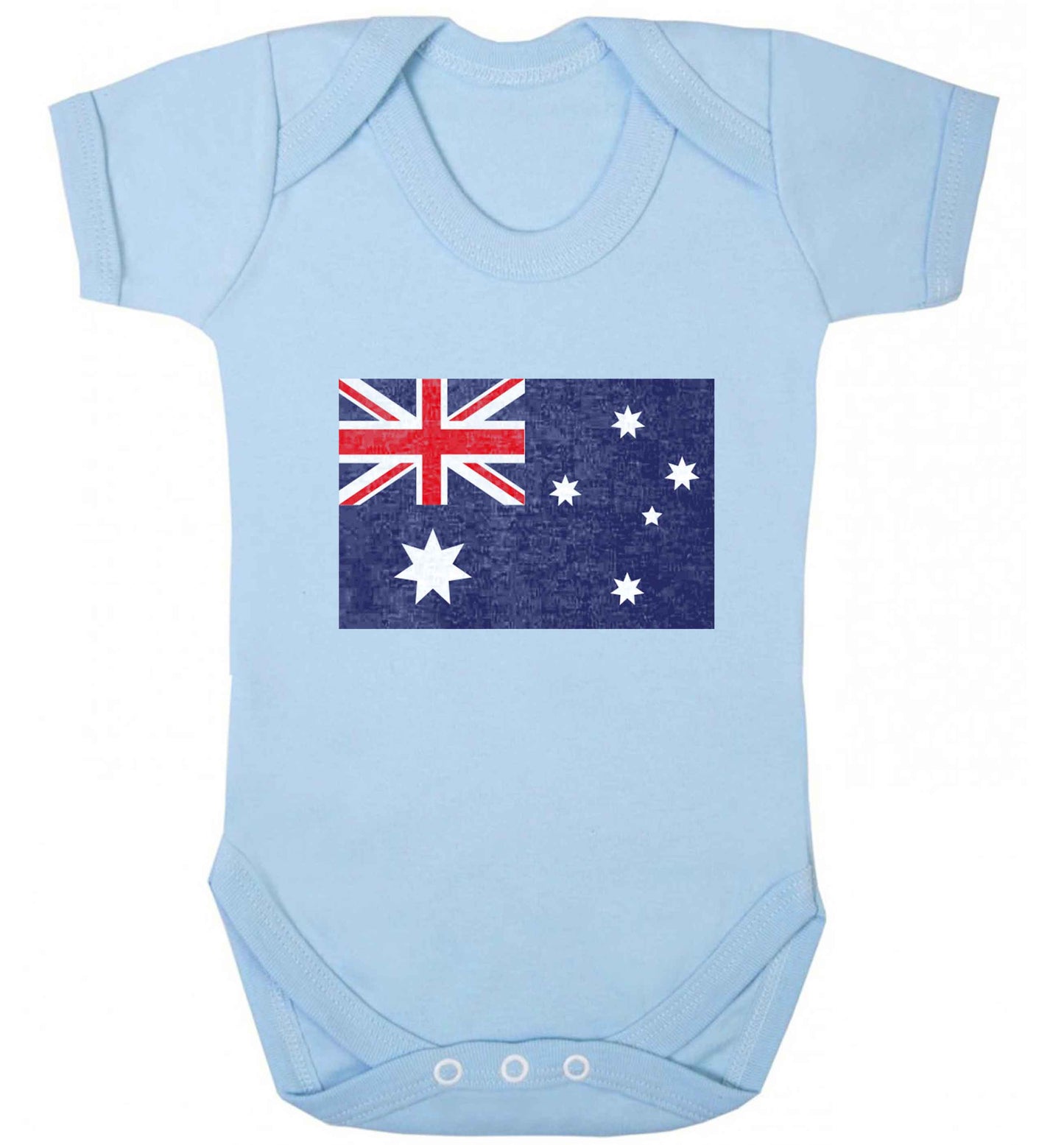 Australian Flag baby vest pale blue 18-24 months