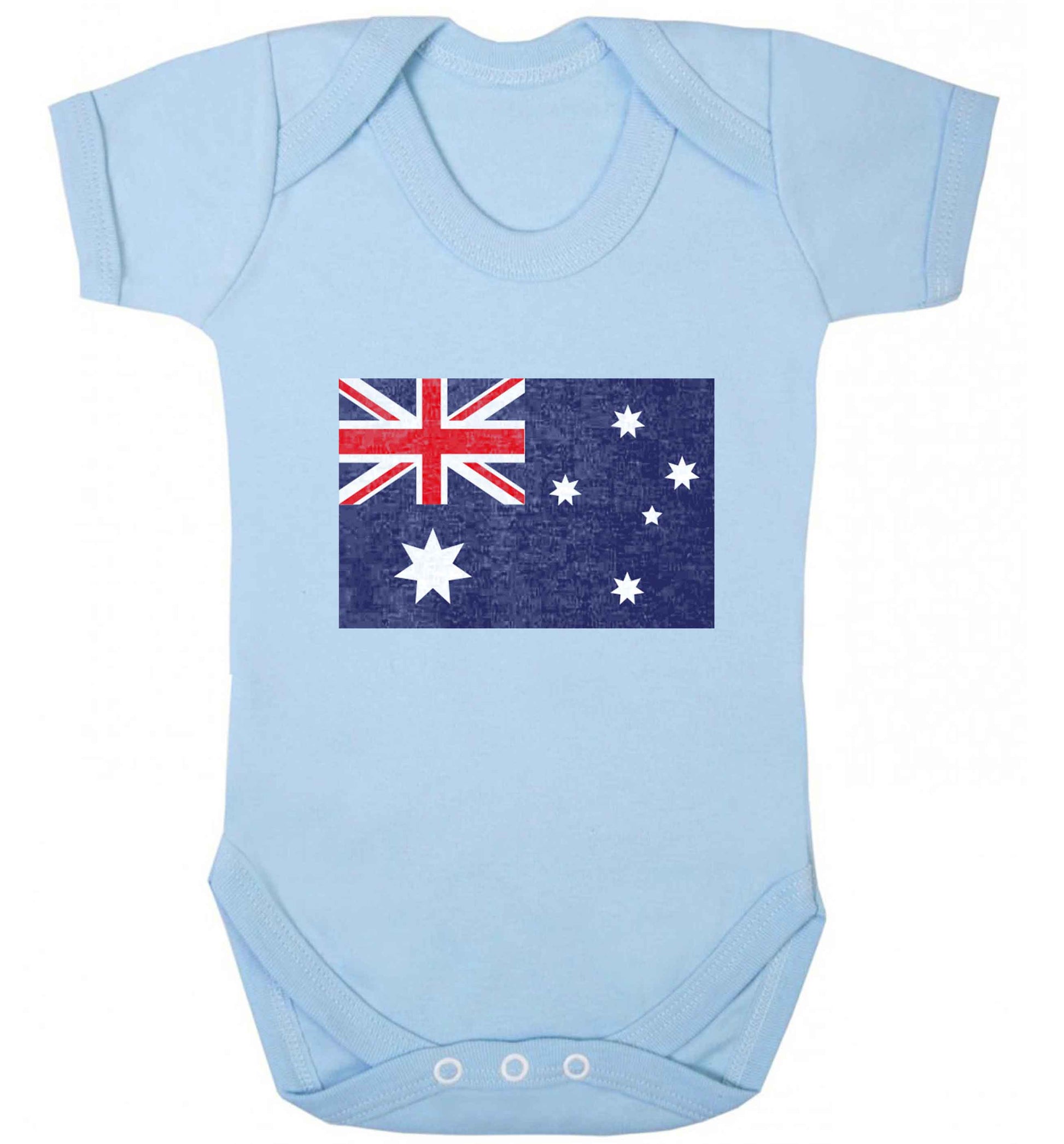 Australian Flag baby vest pale blue 18-24 months