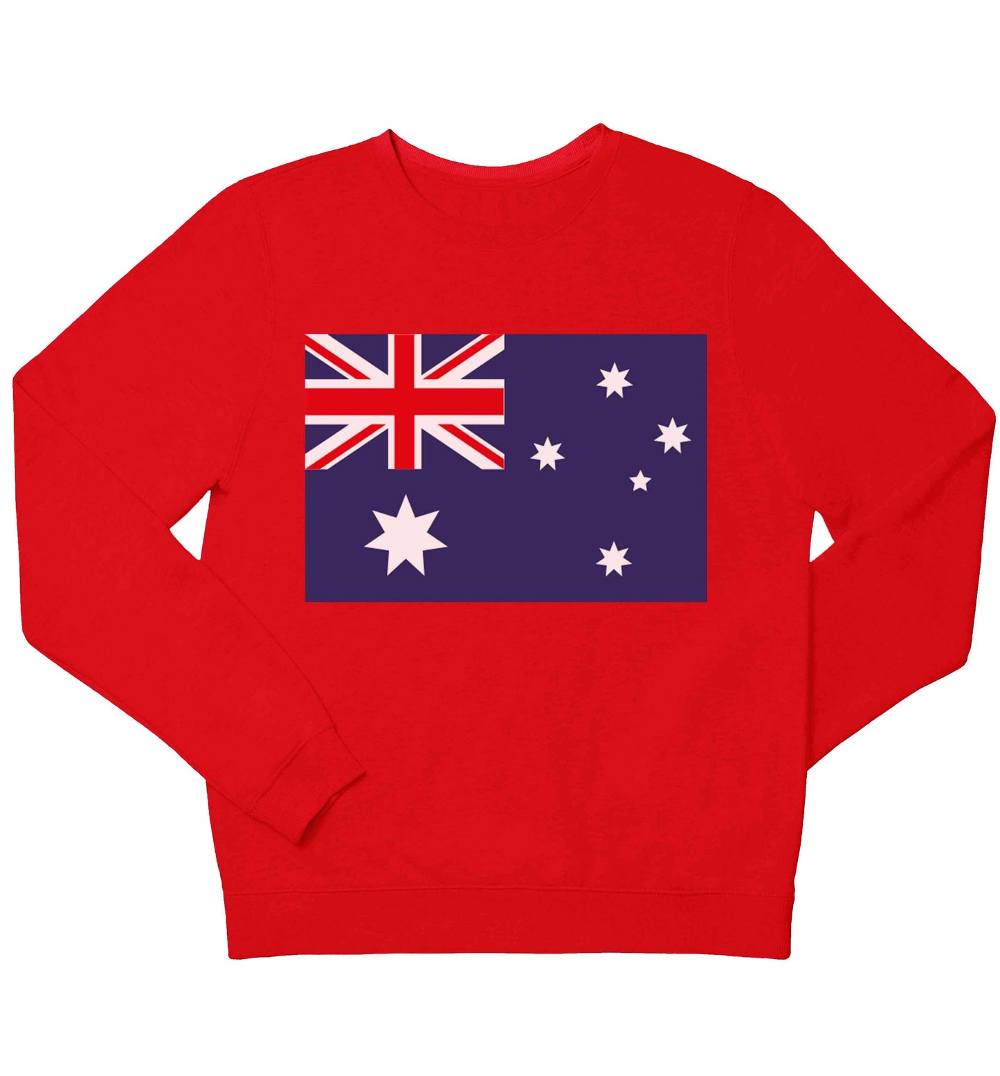 Australian Flag children's grey sweater 12-13 Years