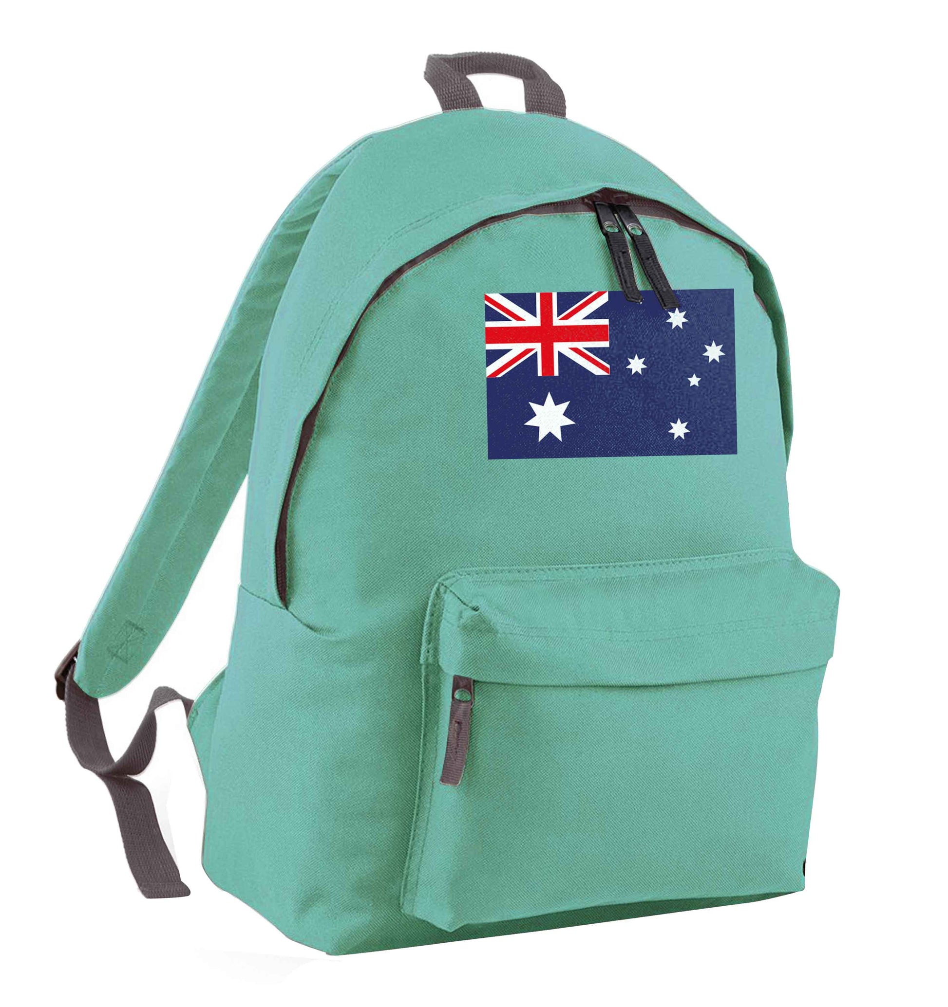 Australian Flag mint adults backpack