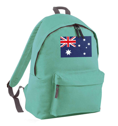 Australian Flag mint adults backpack