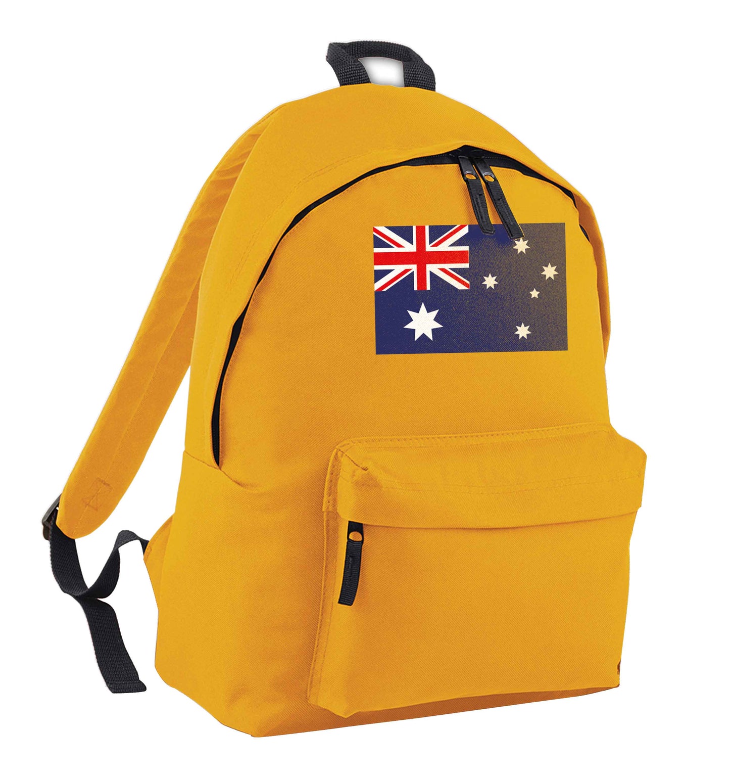 Australian Flag mustard adults backpack