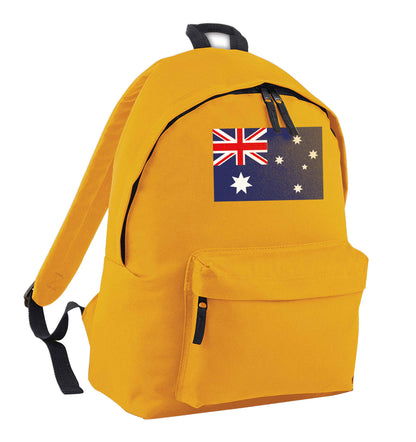 Australian Flag mustard adults backpack