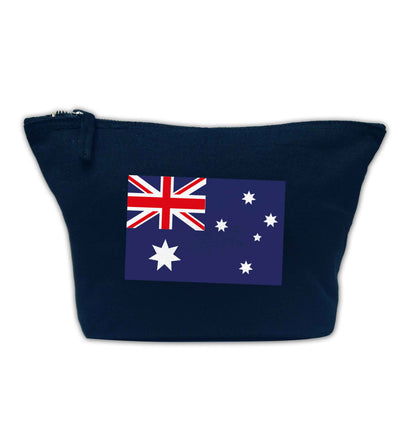 Australian Flag navy makeup bag