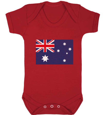 Australian Flag baby vest red 18-24 months