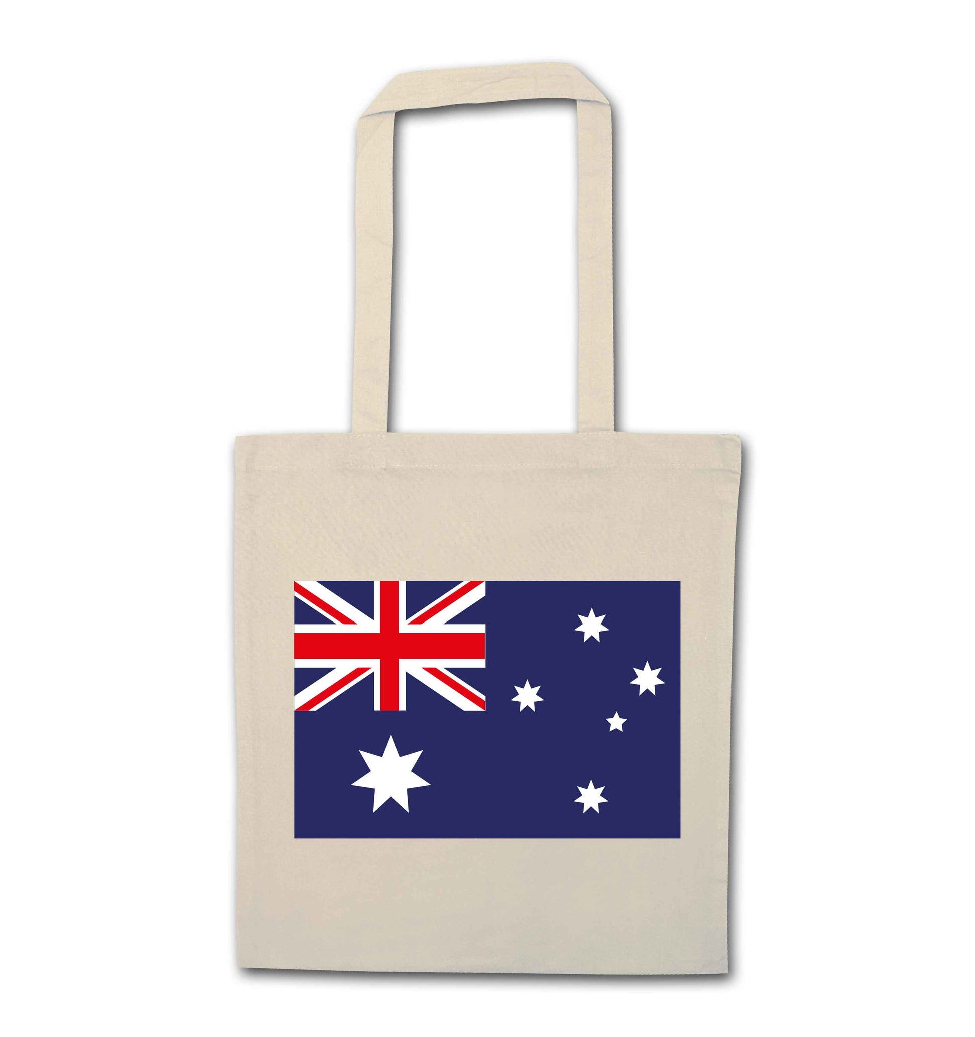 Australian Flag natural tote bag