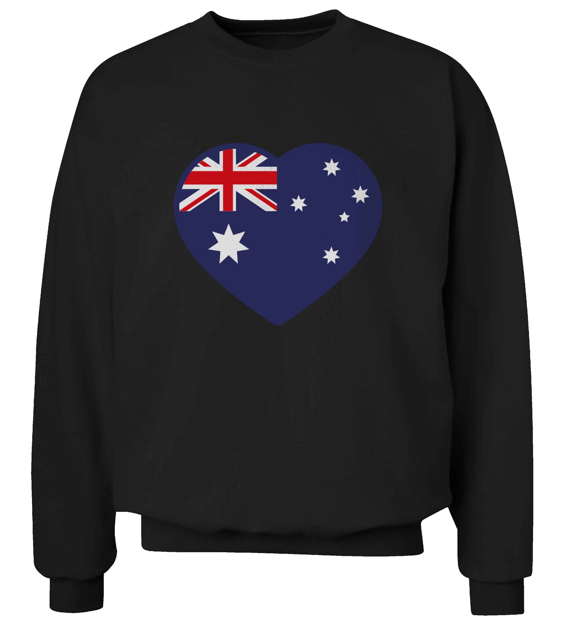 Australian Heart adult's unisex black sweater 2XL