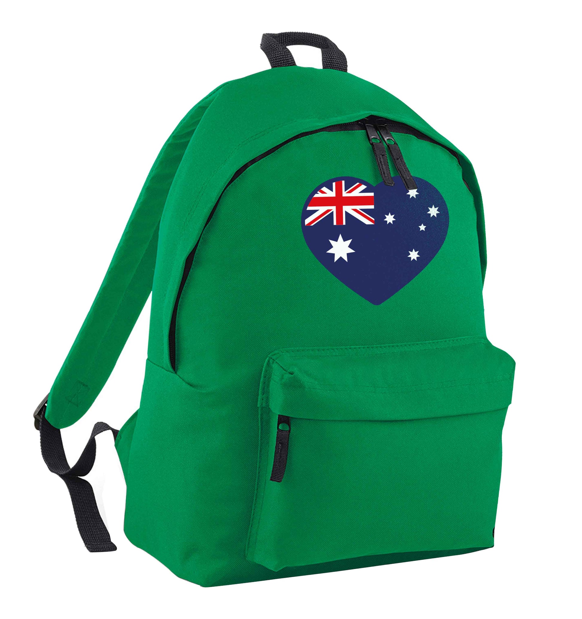 Australian Heart green adults backpack
