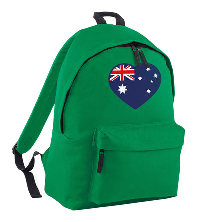 Australian Heart green adults backpack