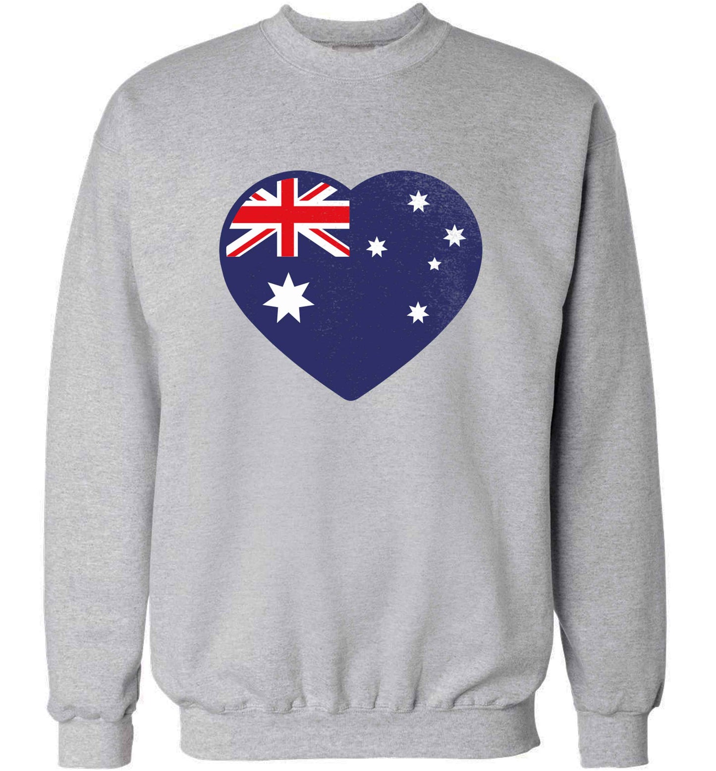 Australian Heart adult's unisex grey sweater 2XL