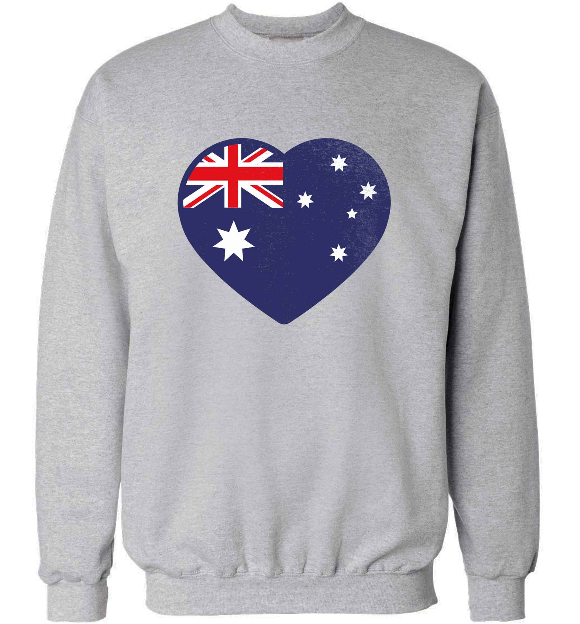 Australian Heart adult's unisex grey sweater 2XL